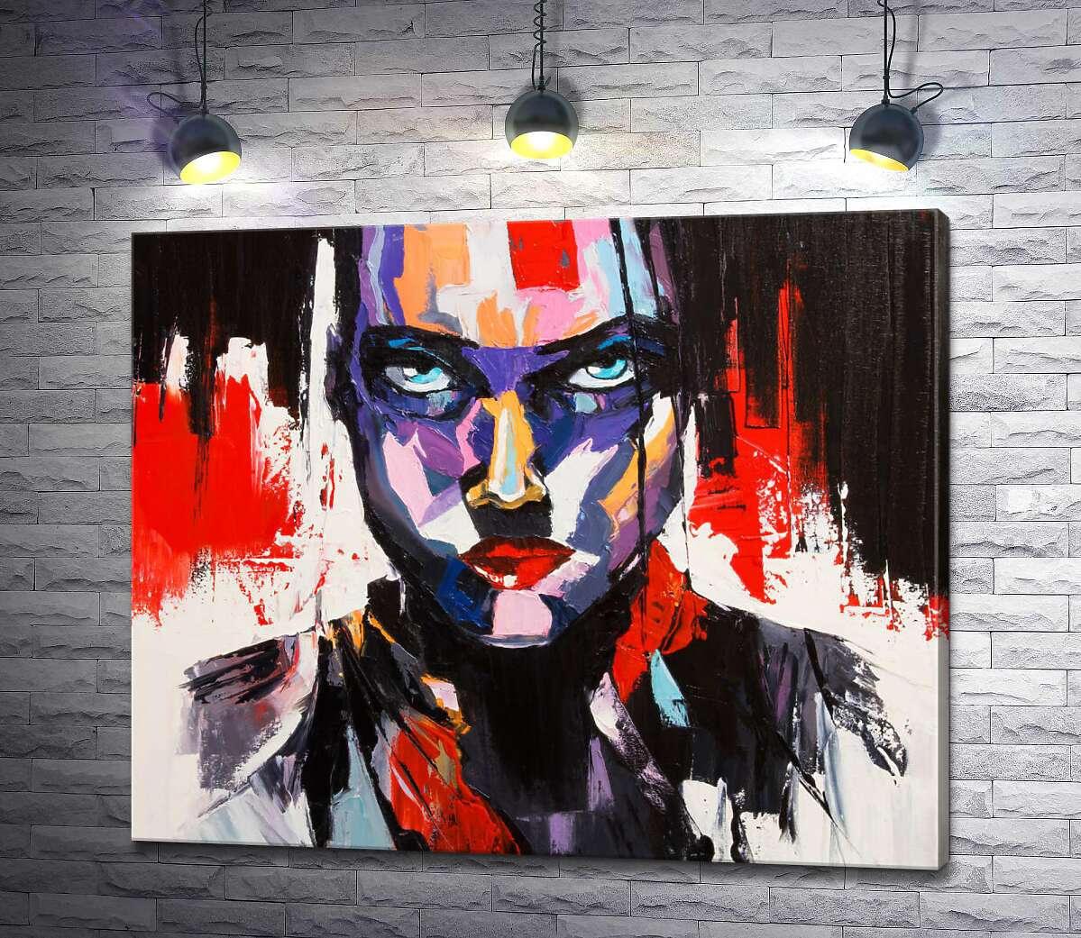 

Картина ArtPoster Уверенный взгляд сильной девушки 130x108 см Модуль №1