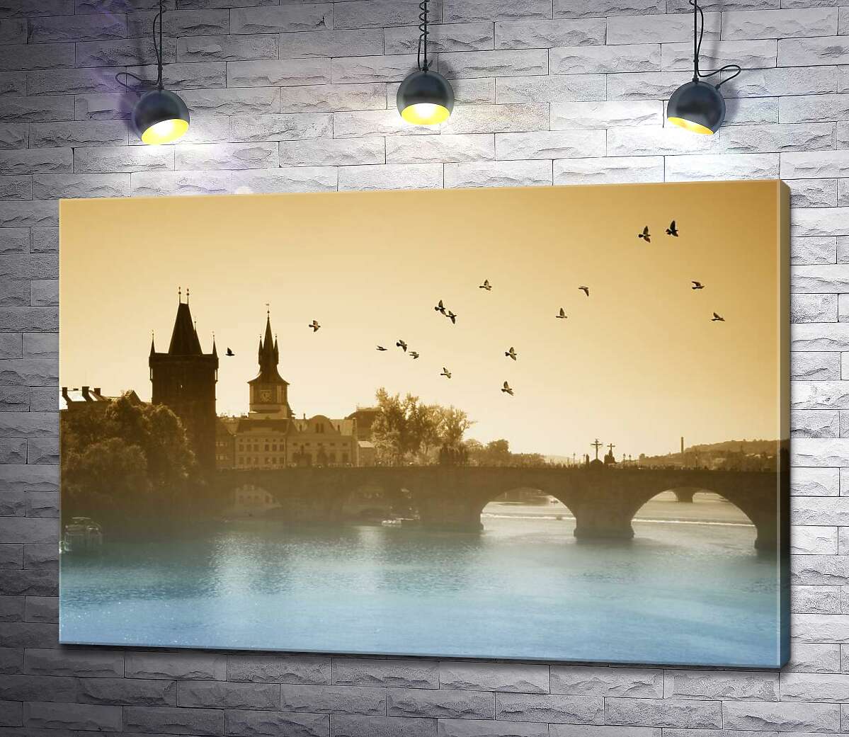 

Картина ArtPoster Средневековая таинственность Карлова моста (Karluv most) 100x69 см Модуль №1
