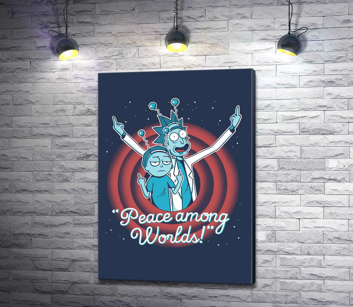 

Картина ArtPoster Эксцентричный дедушка ученый и его внук – герои мультфильма "Рик и Морти" (Rick and Morty) 100x141 см Модуль №1