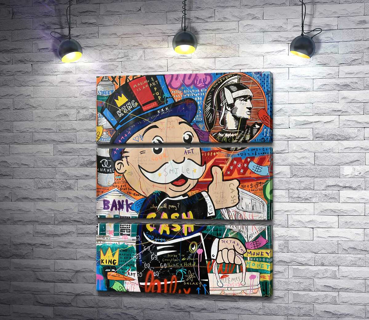 

Модульная картина ArtPoster Банковская система Монополи (Monop Bank System) – Джисбар 130x165 см Модуль №13