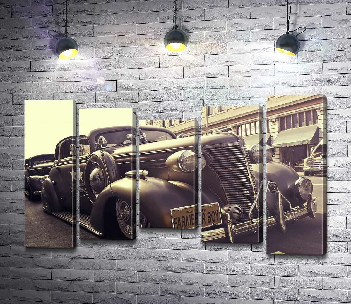 

Модульная картина ArtPoster "Farmer boy" – автомобиль Chevrolet Master 1938 года 100x61 см Модуль №28