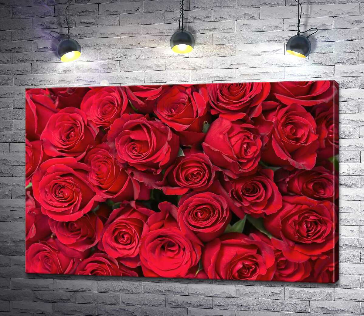 

Картина ArtPoster Розы в багряном ковре 130x86 см Модуль №1