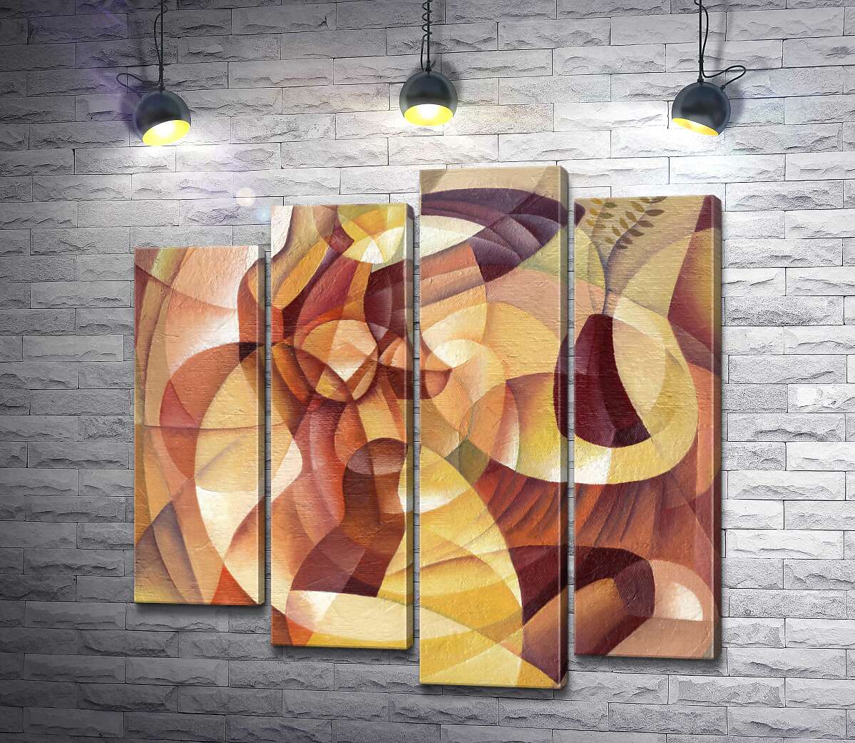 

Модульная картина ArtPoster Абстрактный силуэт женского тела и вазы 80x80 см Модуль №21