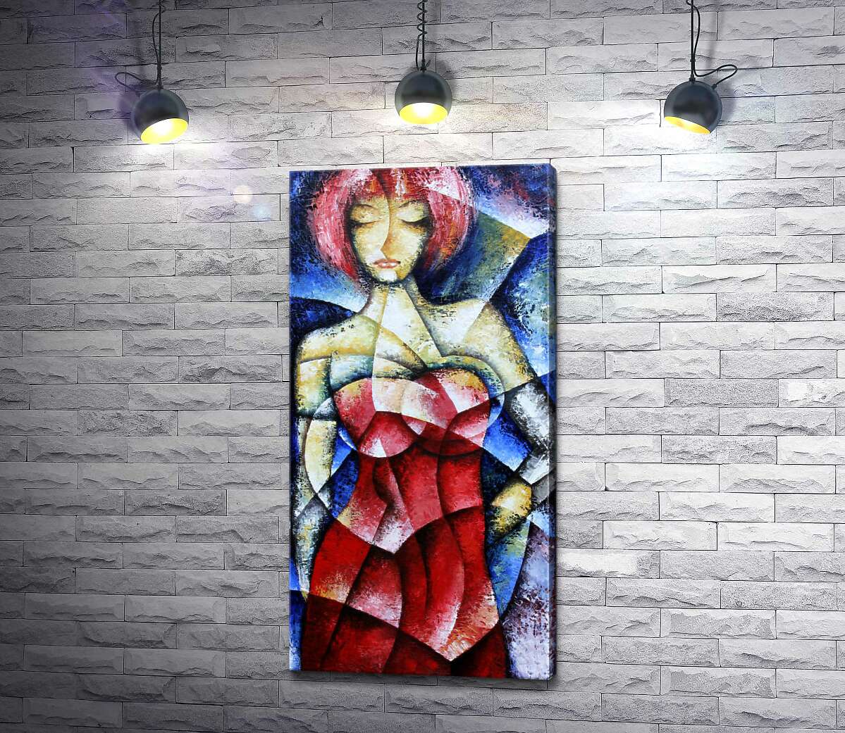 

Картина ArtPoster Смелый образ девушки в красном костюме 50x100 см Модуль №1