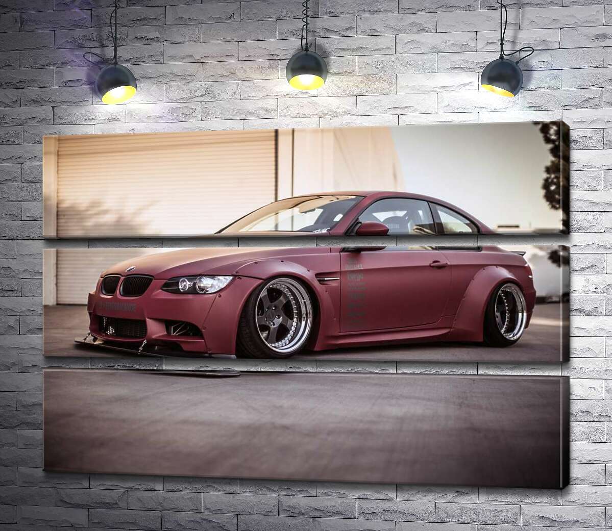 

Модульная картина ArtPoster Багровый автомобиль BMW M5 F10 100x69 см Модуль №13