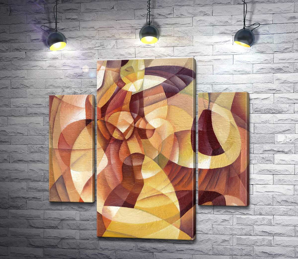 

Модульная картина ArtPoster Абстрактный силуэт женского тела и вазы 131x130 см Модуль №7
