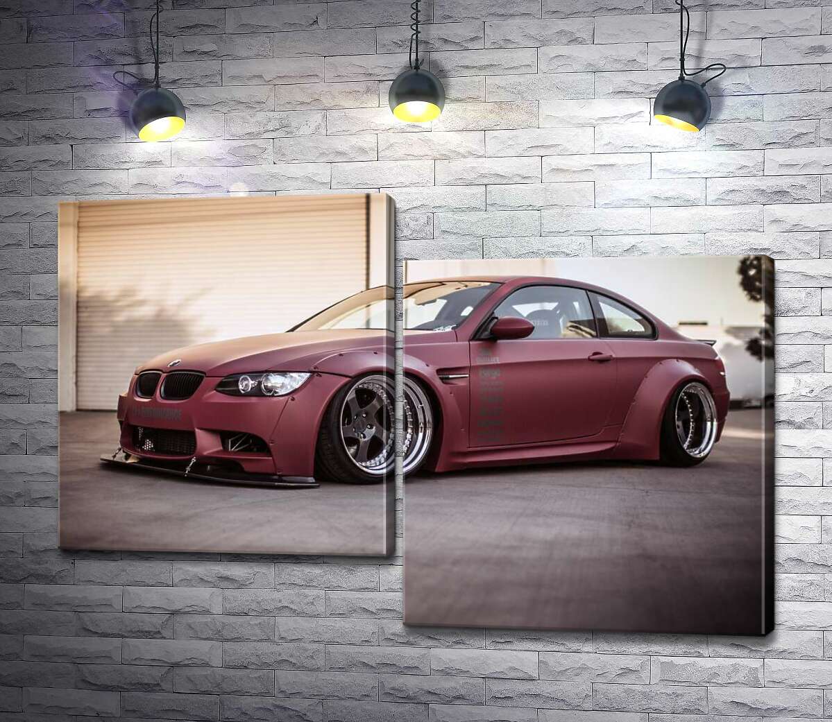 

Модульная картина ArtPoster Багровый автомобиль BMW M5 F10 130x88 см Модуль №5