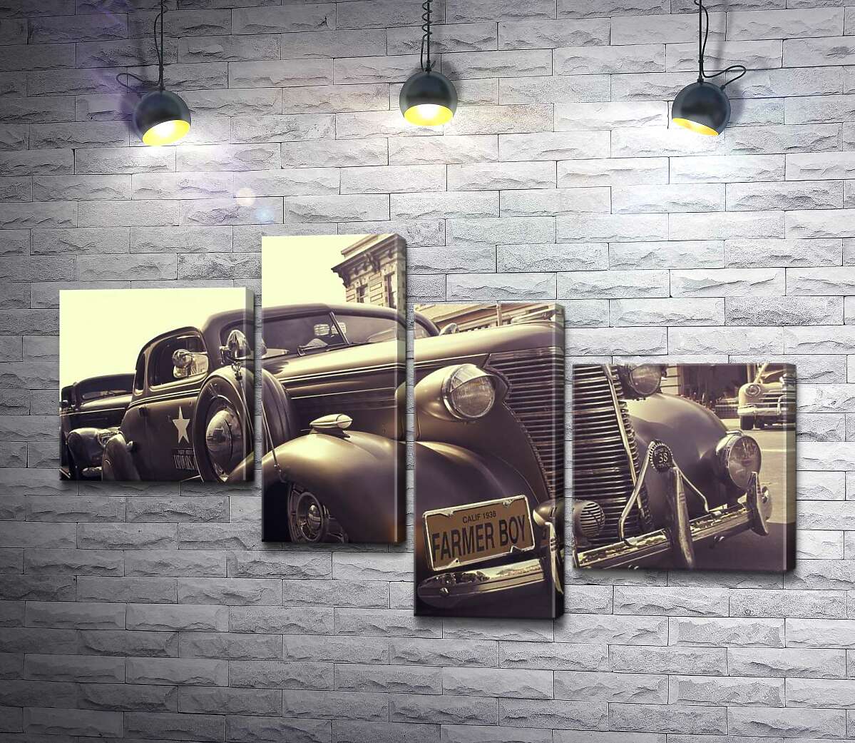 

Модульная картина ArtPoster "Farmer boy" – автомобиль Chevrolet Master 1938 года 100x60 см Модуль №20