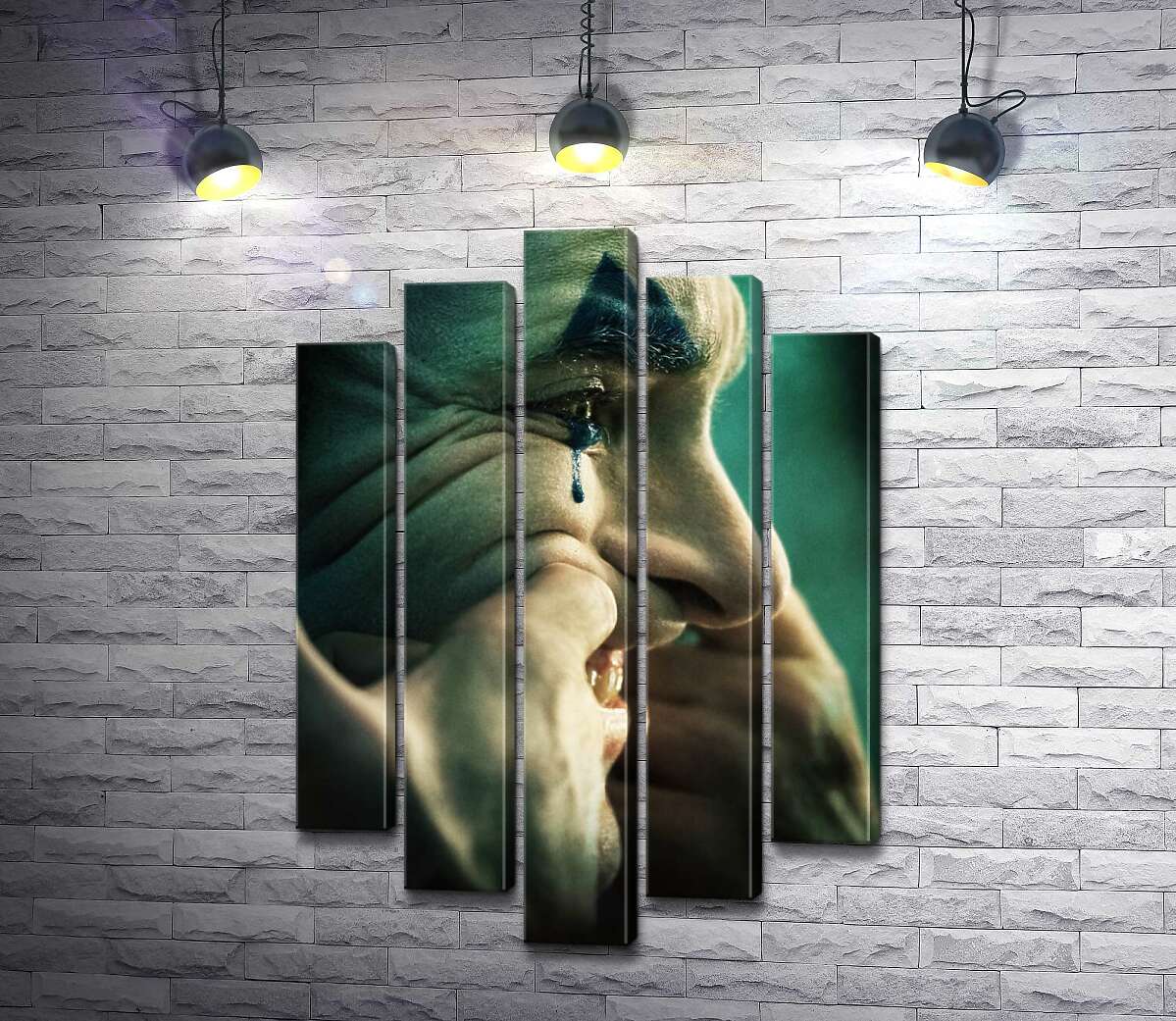 

Модульная картина ArtPoster Джокер сквозь слезы натягивает улыбку на лицо 100x149 см Модуль №26