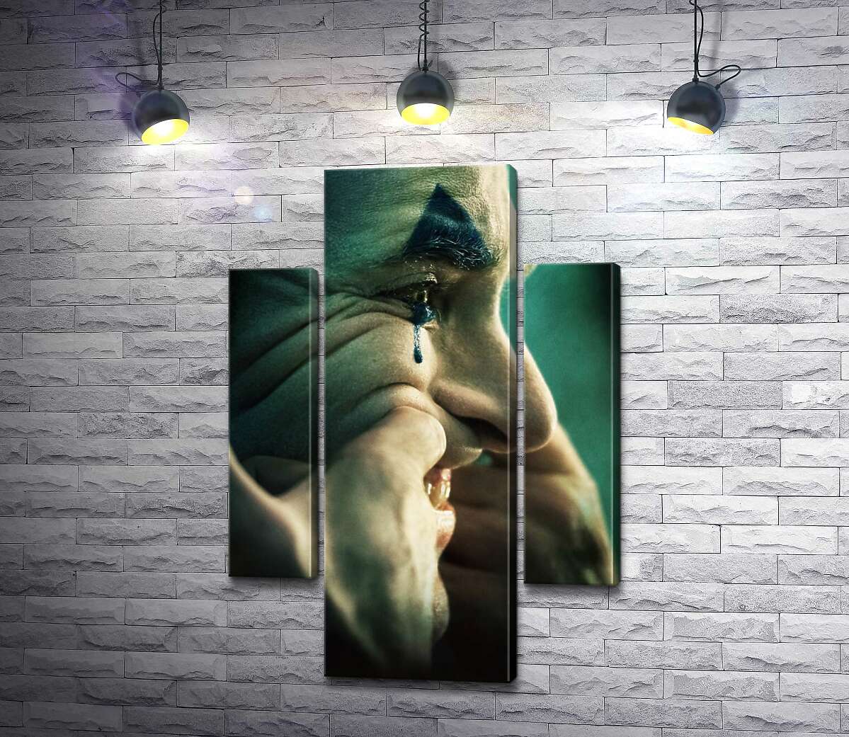 

Модульная картина ArtPoster Джокер сквозь слезы натягивает улыбку на лицо 100x149 см Модуль №7