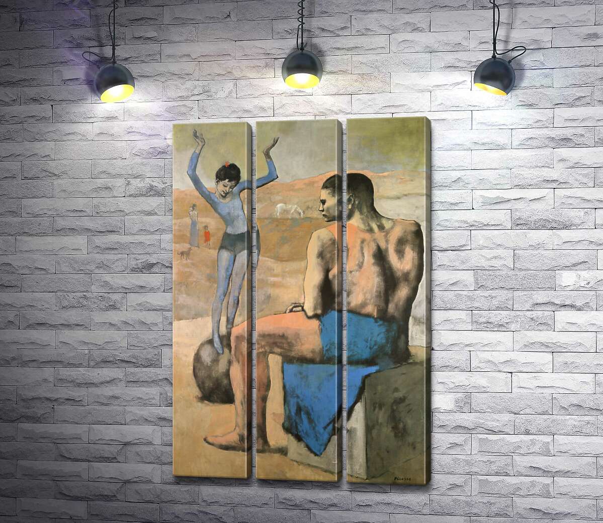 

Модульная картина ArtPoster Девочка на шаре (Girl on a Ball) – Пабло Пикассо (Pablo Picasso) 132x205 см Модуль №11