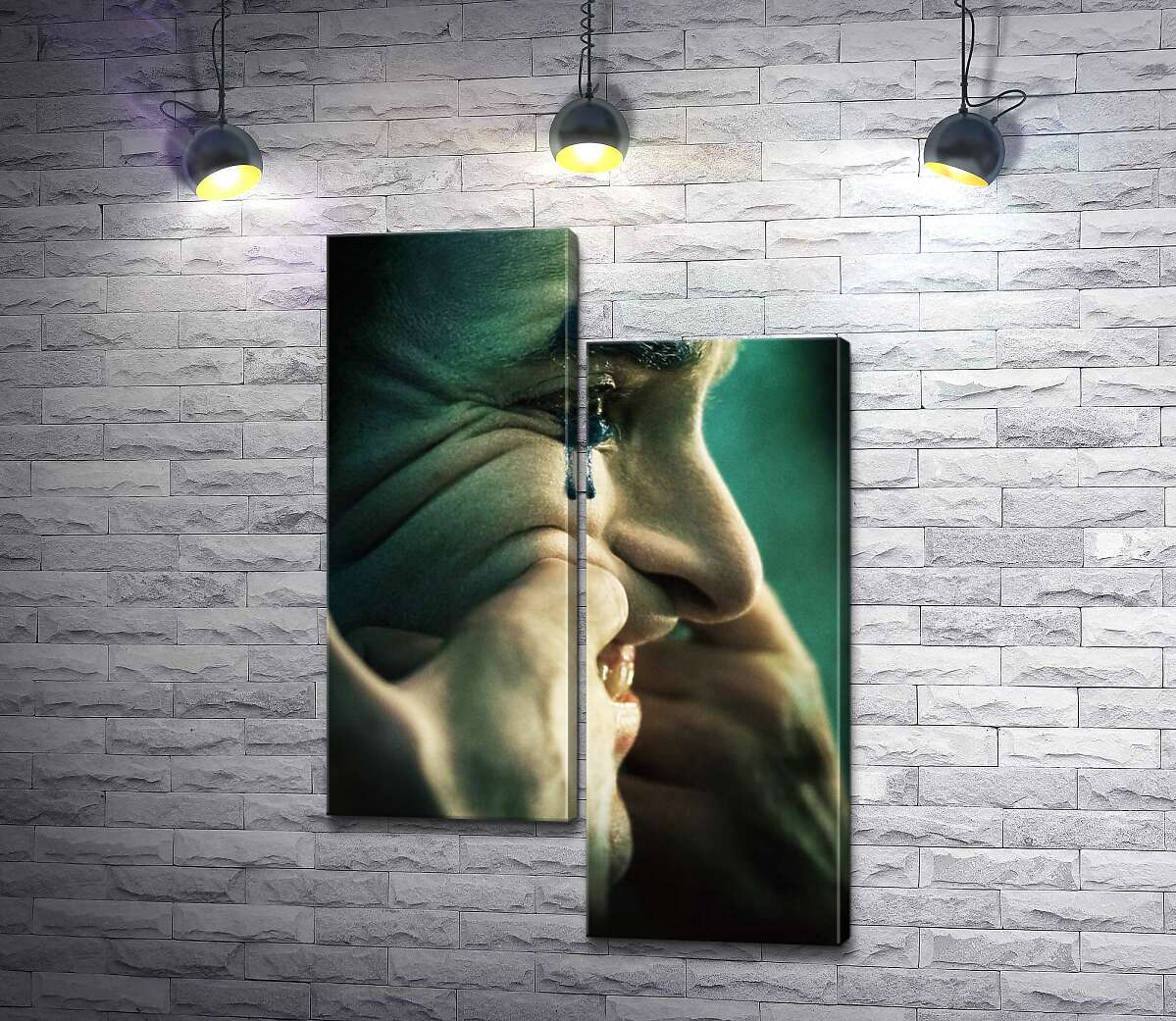 

Модульная картина ArtPoster Джокер сквозь слезы натягивает улыбку на лицо 130x194 см Модуль №5