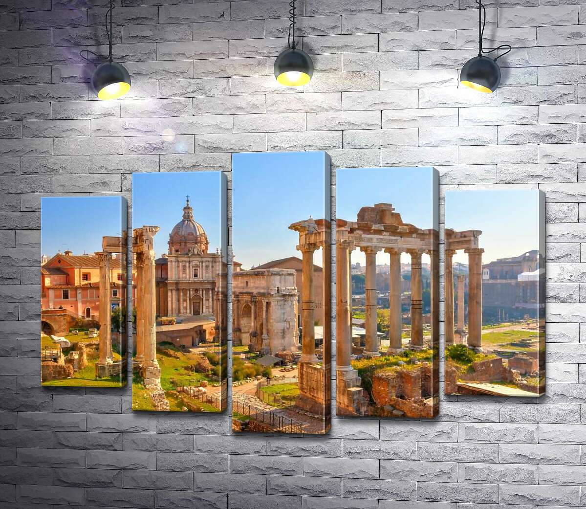 

Модульная картина ArtPoster Гарндиозность руин Римского форума (Forum Romanum) 100x68 см Модуль №26