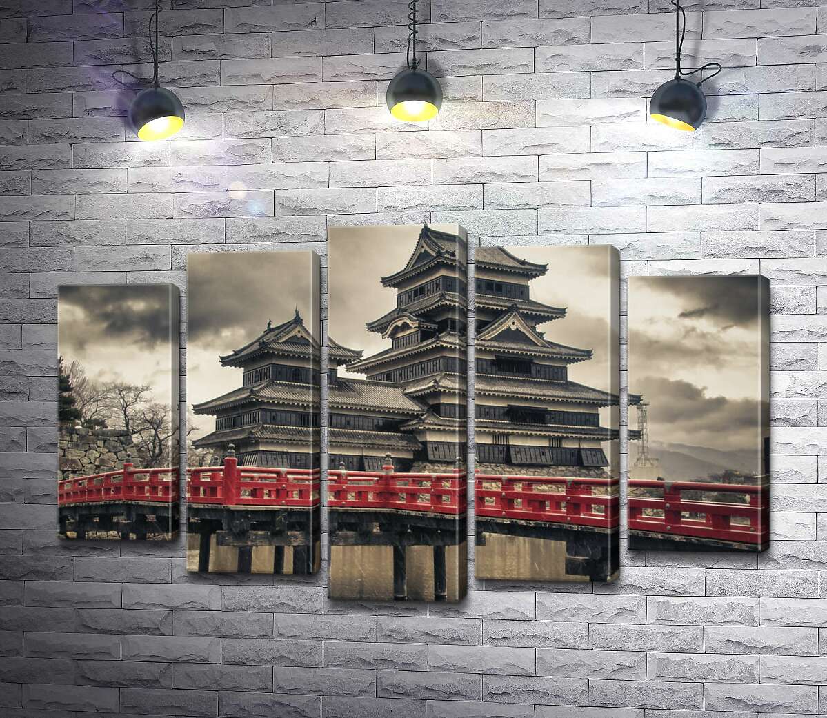 

Модульная картина ArtPoster Дорога к японскому замку ворона – Мацумото 100x65 см Модуль №26