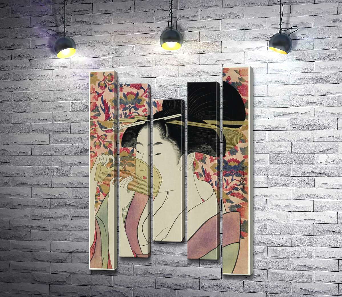 

Модульная картина ArtPoster Гребень - Китагава Утамаро (Kitagawa Utamaro) 100x153 см Модуль №28