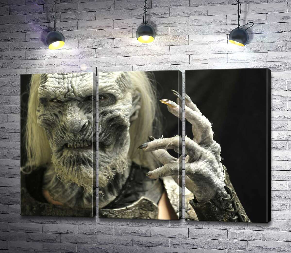 

Модульная картина ArtPoster Злобный взгляд Белого ходока из легендарного сериала "Игра престолов" (Game of Thrones) 132x86 см Модуль №11