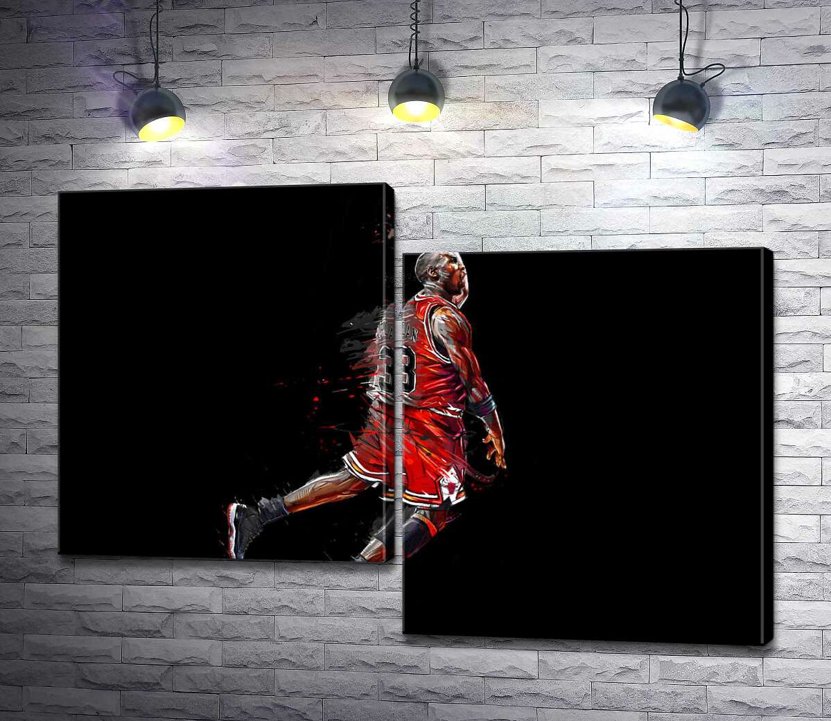

Модульная картина ArtPoster Легендарный баскетболист, Майкл Джордан (Michael Jordan), в прыжке 130x92 см Модуль №5