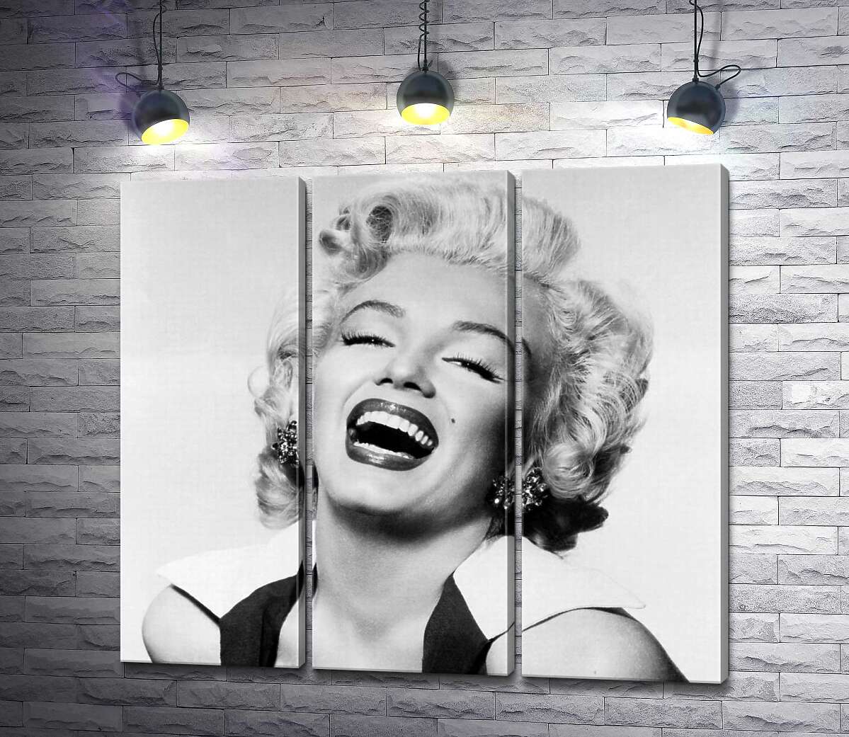 

Модульная картина ArtPoster Легендарная улыбка Мэрилин Монро (Marilyn Monroe) 60x55 см Модуль №11