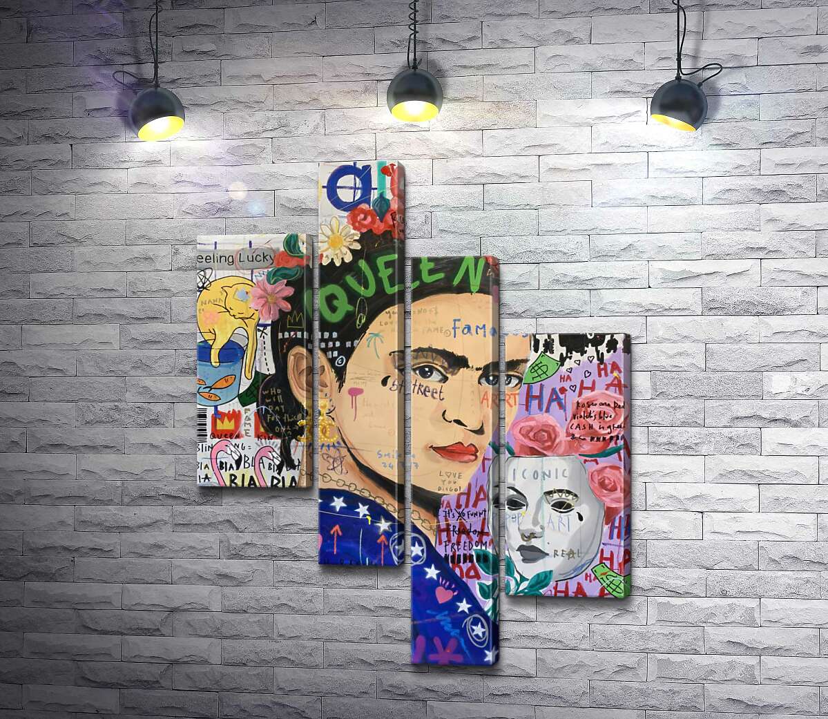

Модульная картина ArtPoster Маска Фриды (Frida Mask) – Джисбар 100x137 см Модуль №20
