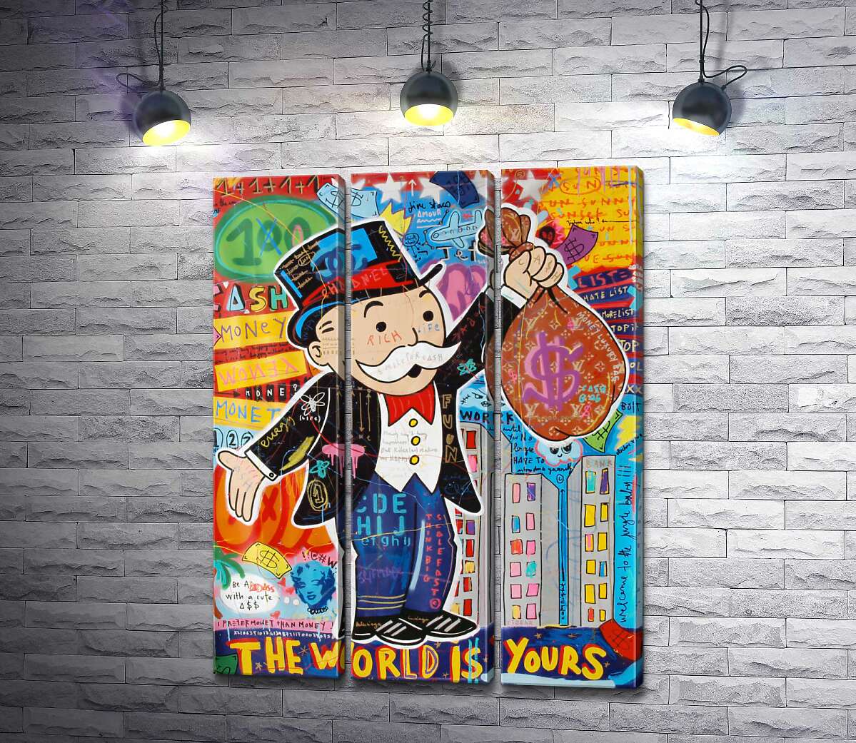 

Модульная картина ArtPoster Мир Монополи (Monop world) – Джисбар 102x133 см Модуль №11