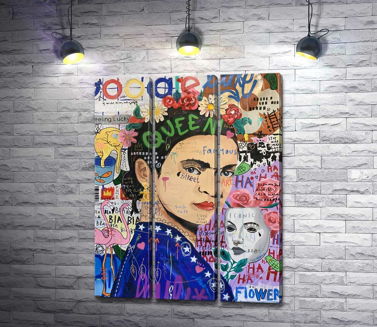 

Модульная картина ArtPoster Маска Фриды (Frida Mask) – Джисбар 132x175 см Модуль №11