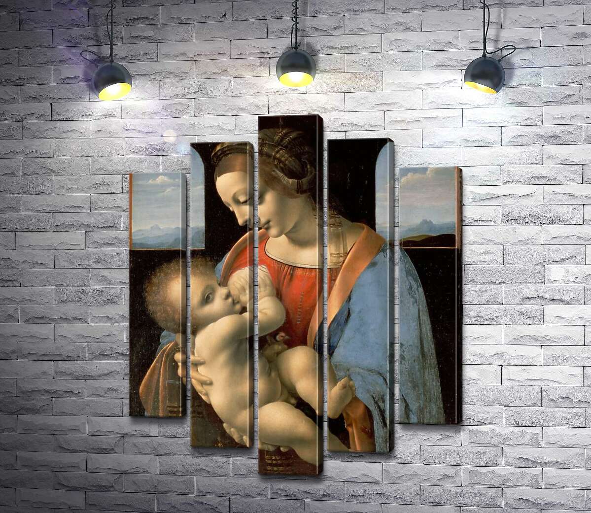 

Модульная картина ArtPoster Мадонна Литта (Madonna Litta) – Леонардо да Винчи (Leonardo da Vinci) 130x169 см Модуль №26