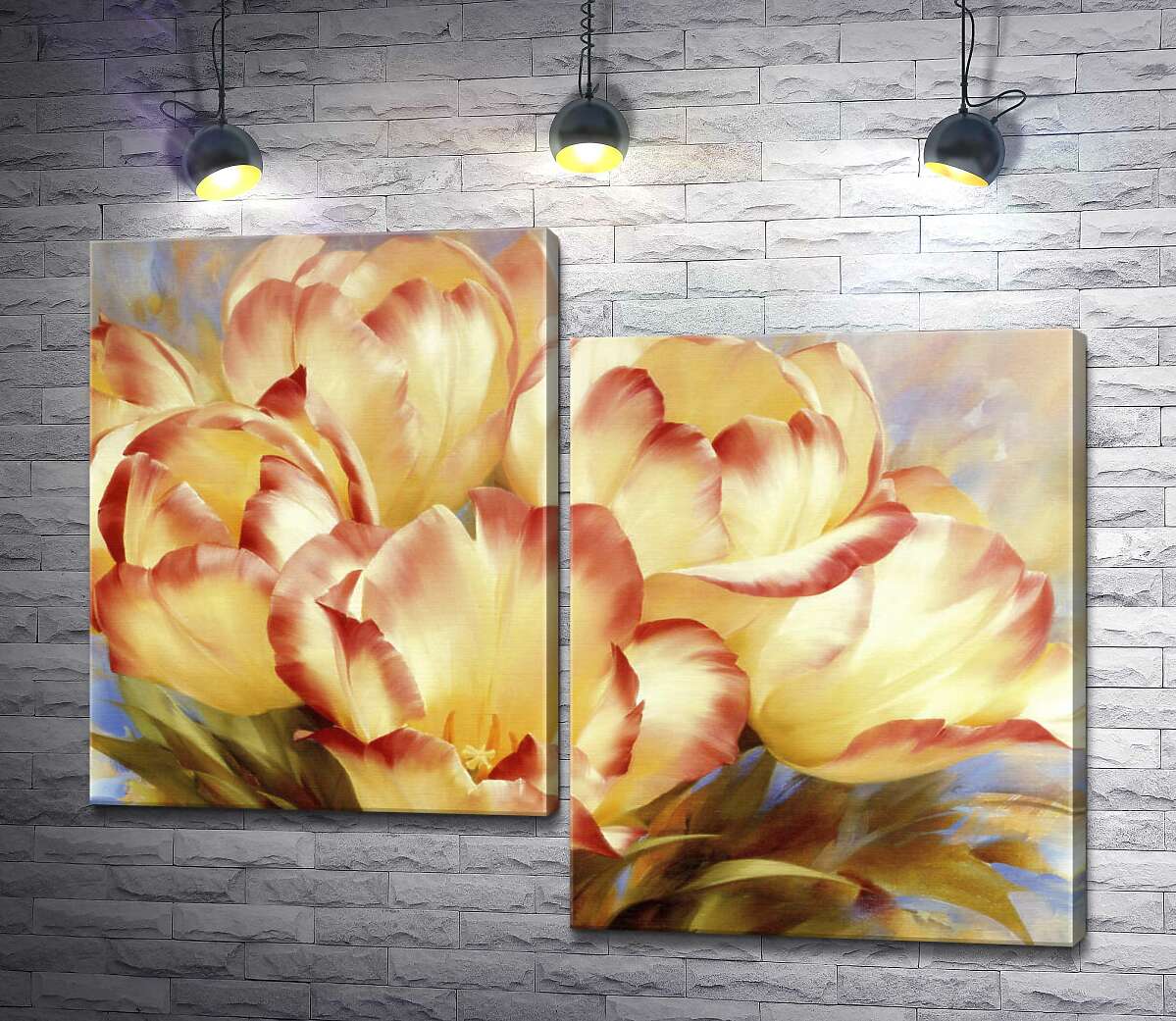 

Модульная картина ArtPoster Кудрявые тюльпаны – Игорь Левашов (Igor Levashov) 100x78 см Модуль №5