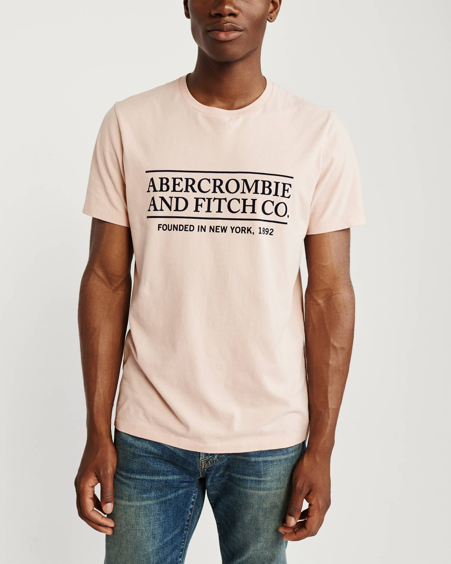 

Футболка Abercrombie & Fitch AF7097M S Светло-розовый