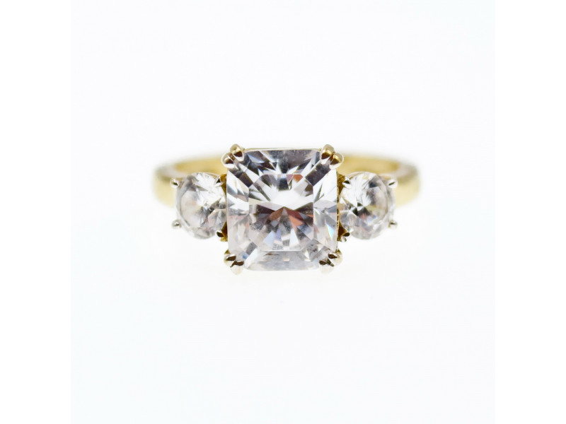 

Серебряное кольцо в позолоте с фианитами Sky Jewelry 003780