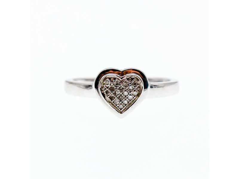 

Золотое кольцо с бриллиантами Сердце Натуральный Sky Jewelry 003657