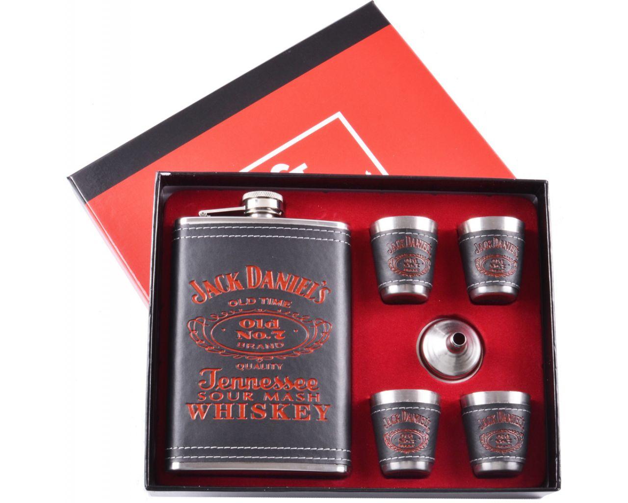 

Подарочный набор 6в1 фляга, рюмки, лейка "Jack Daniels" TZ-3