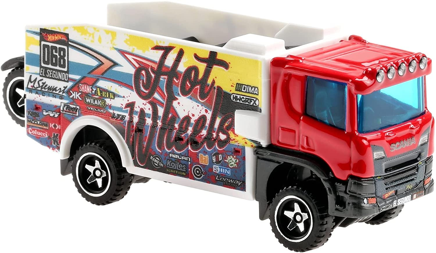 

Hot Wheels Грузовик трейлер Scania Rally Truck