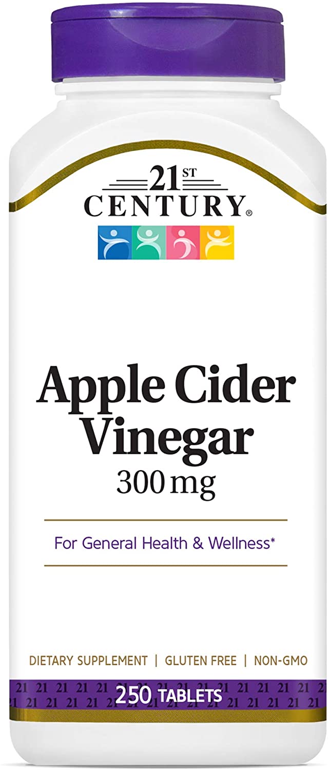 

21st Century Apple Cider Vinegar 300 mg 250 таблеток (4384304140)