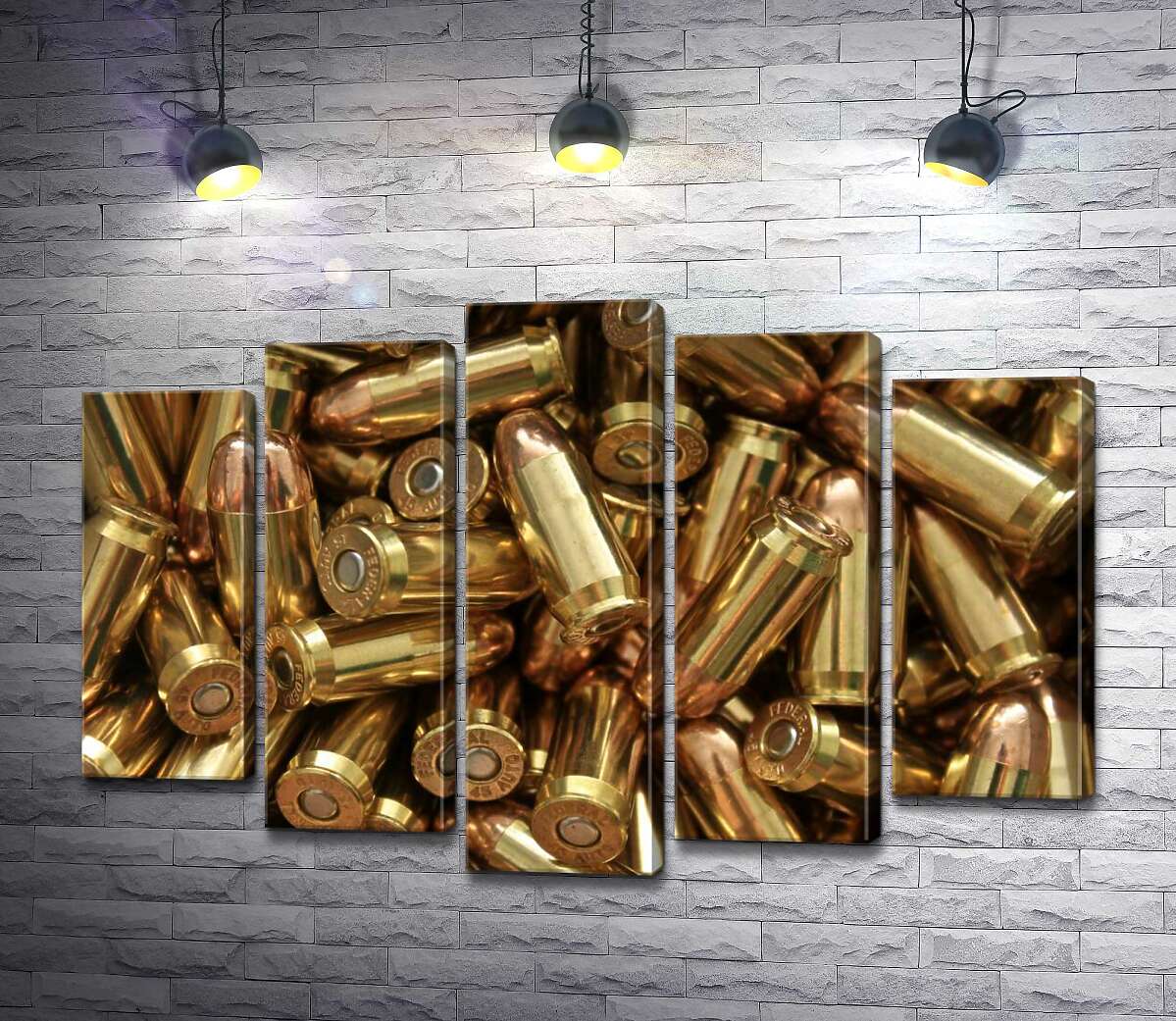 

Модульная картина ArtPoster Патроны для оружия 130x88 см Модуль №26