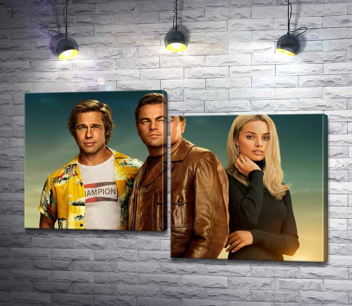 

Модульная картина ArtPoster Постер с героями фильма "Однажды в Голливуде" (Once Upon A Time In Hollywood) 100x62 см Модуль №5