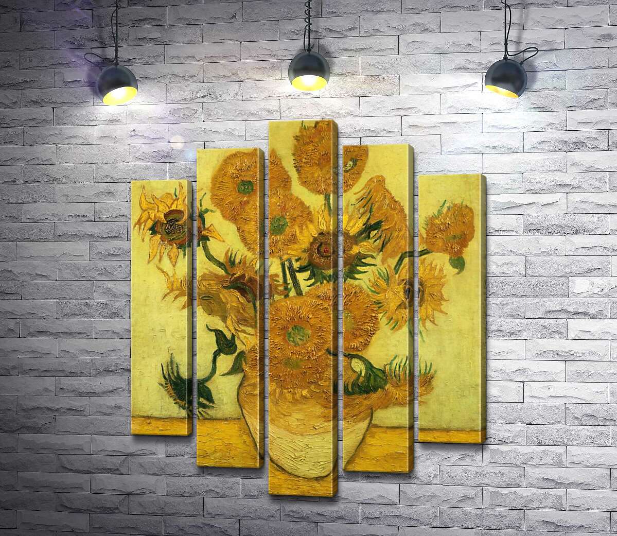 

Модульная картина ArtPoster Подсолнечники – Винсент ван Гог (Vincent van Gogh) 130x165 см Модуль №26