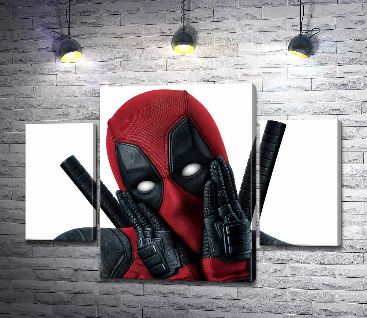 

Модульная картина ArtPoster Портрет Дэдпула , который мило позирует 131x93 см Модуль №7