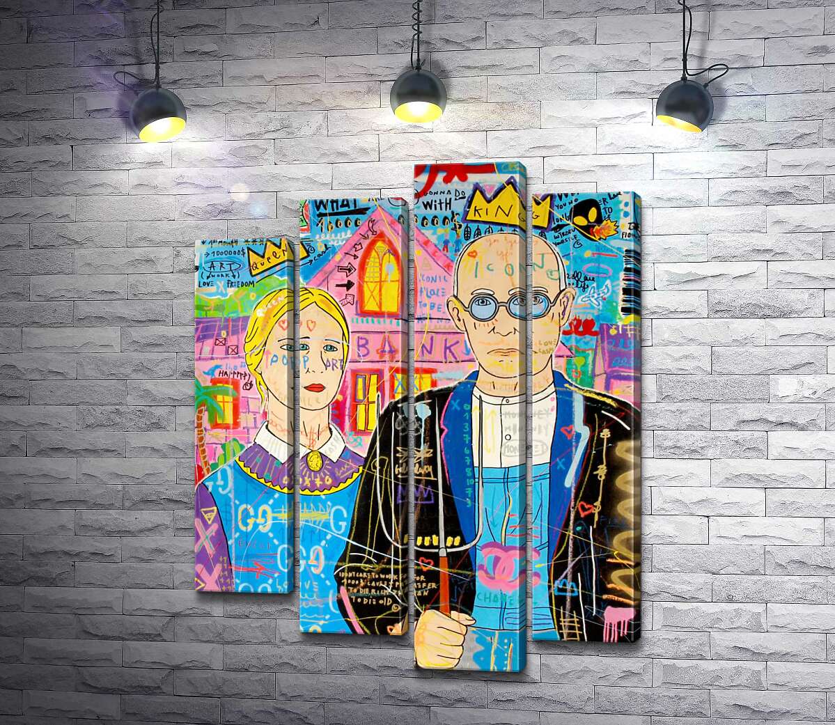 

Модульная картина ArtPoster Пара - Джисбар 100x132 см Модуль №21