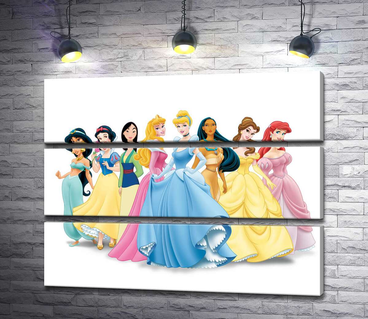 

Модульная картина ArtPoster Прекрасные принцессы мультфильмов "Дисней" 130x102 см Модуль №13