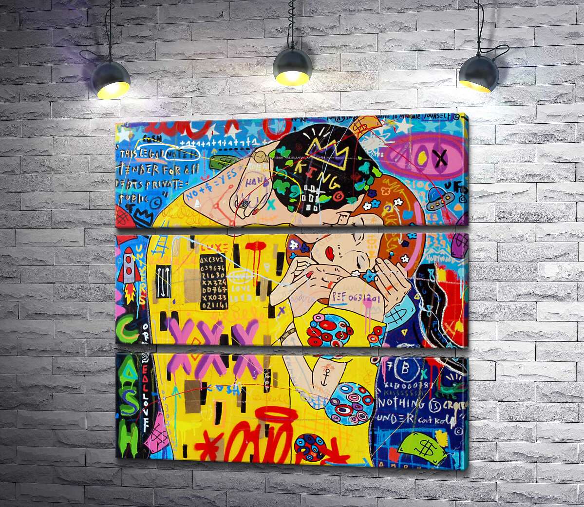

Модульная картина ArtPoster Поцелуй (Kiss) – Джисбар 130x129 см Модуль №13