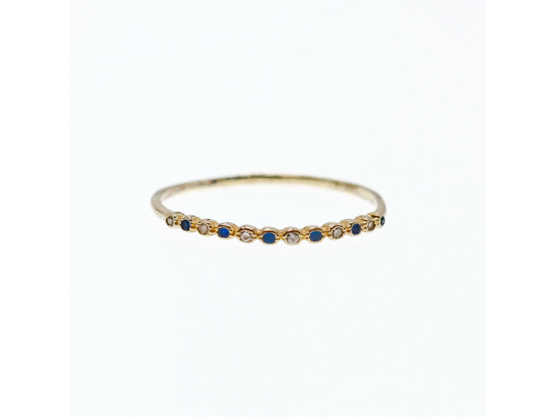 

Золотое кольцо с сапфирами и бриллиантами Нежность Натуральный Sky Jewelry 003165