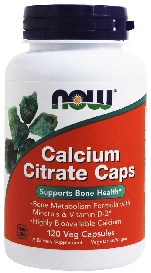 

Витаминно-минеральный комплекс Now Foods Calcium Citrate 120 капсул (733739012357)