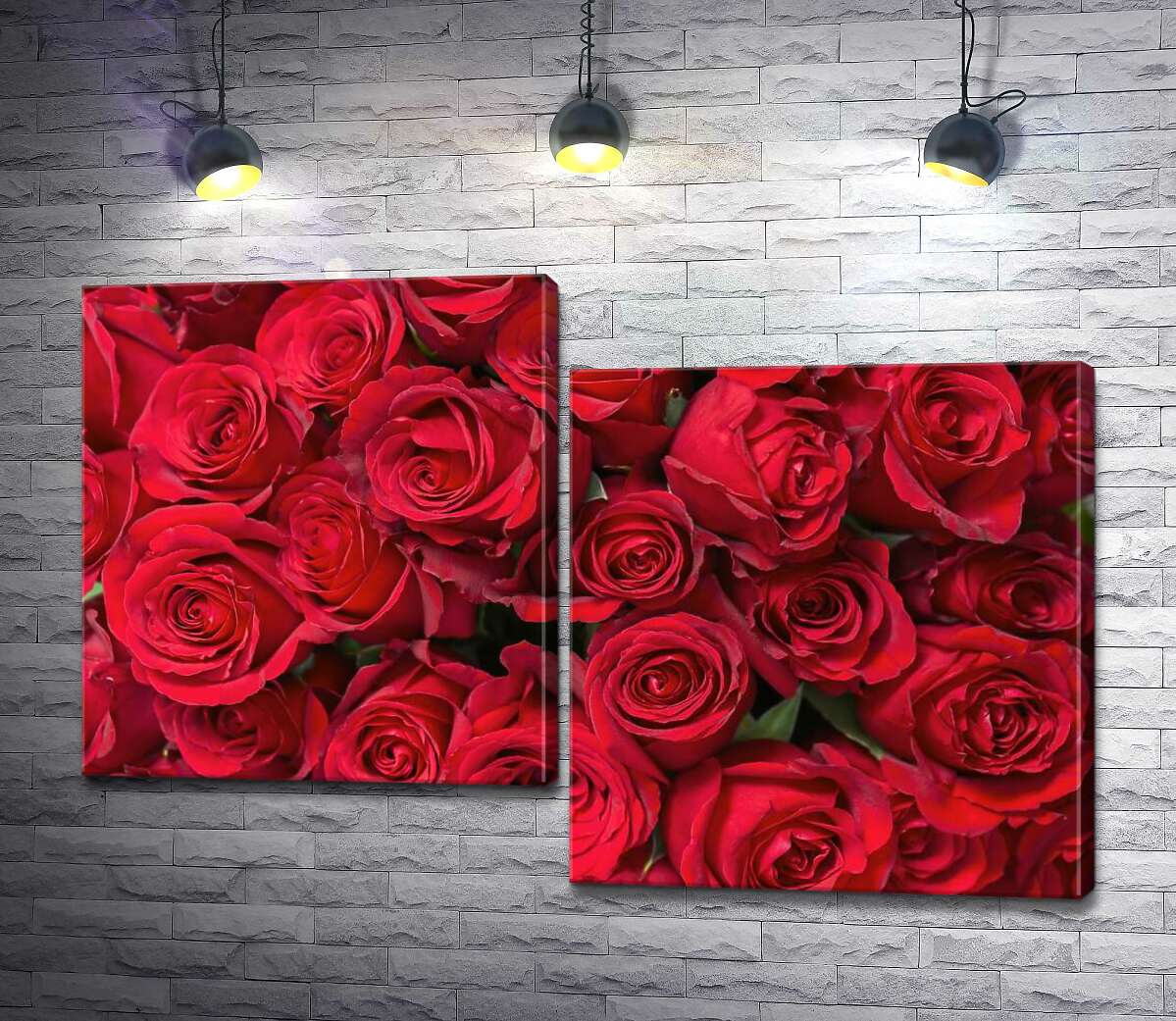 

Модульная картина ArtPoster Розы в багряном ковре 100x68 см Модуль №5