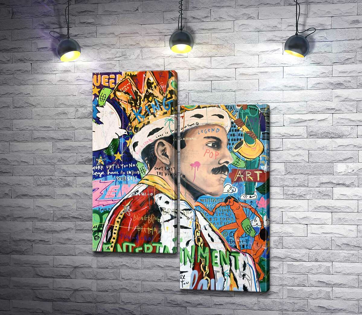 

Модульная картина ArtPoster Развлечение короля (King entertainment) – Джисбар 130x176 см Модуль №5