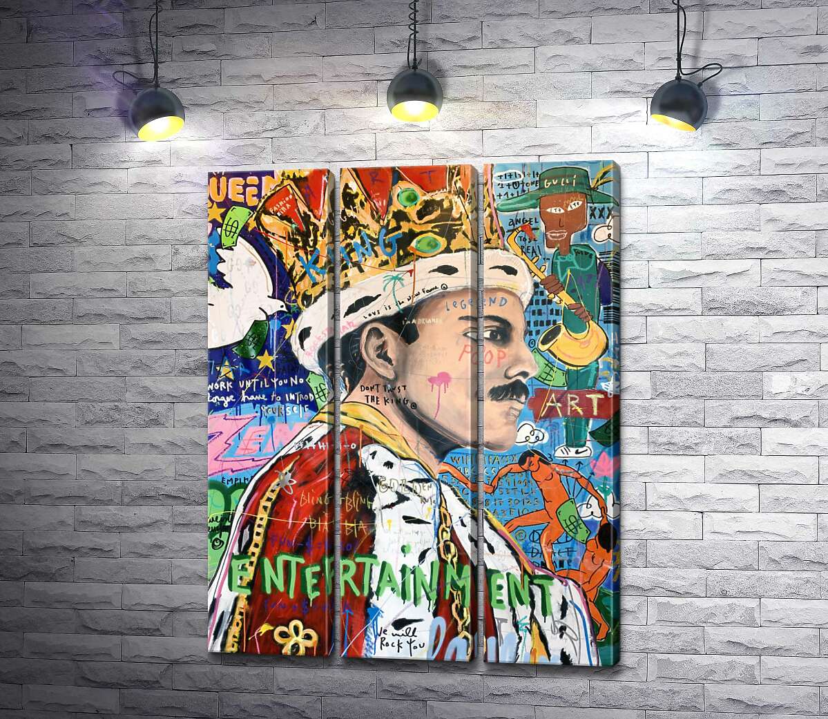 

Модульная картина ArtPoster Развлечение короля (King entertainment) – Джисбар 102x135 см Модуль №11