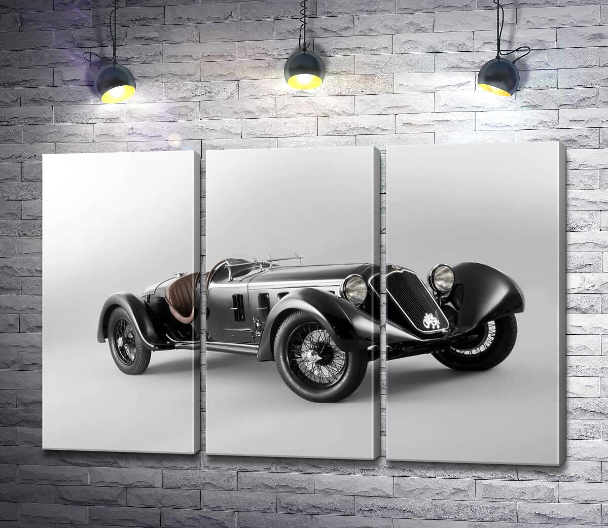 

Модульная картина ArtPoster Ретро-автомобиль Alfa Romeo 6C 102x67 см Модуль №11