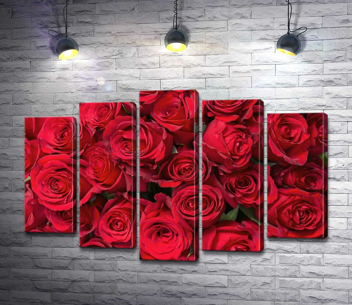 

Модульная картина ArtPoster Розы в багряном ковре 130x87 см Модуль №26