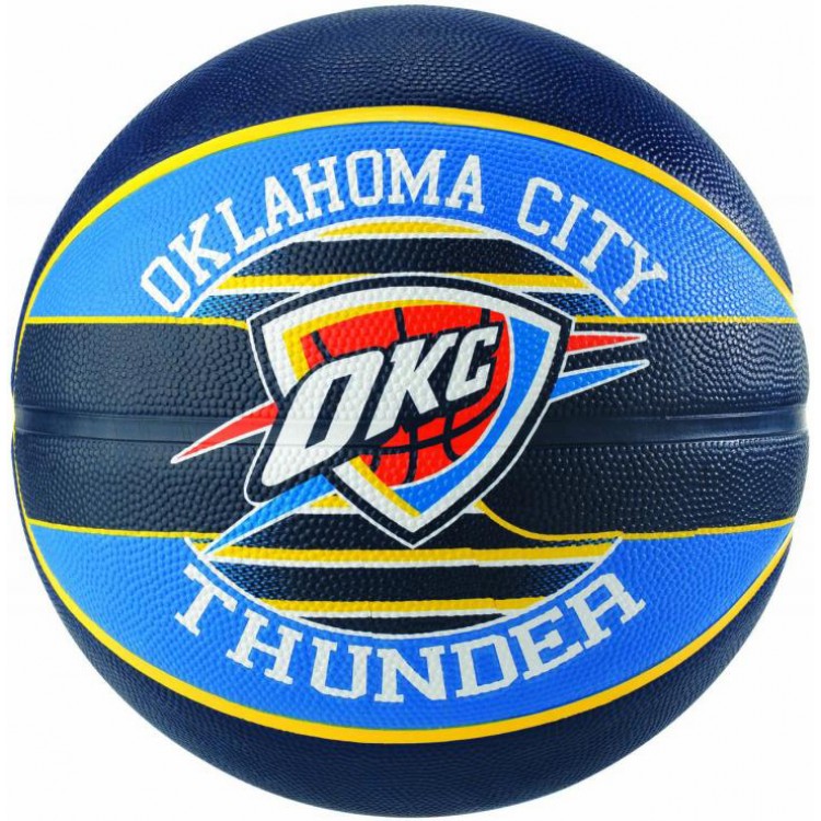 

Мяч баскетбольный Spalding NBA Team OC Thunder Size 7 Разноцветный Original