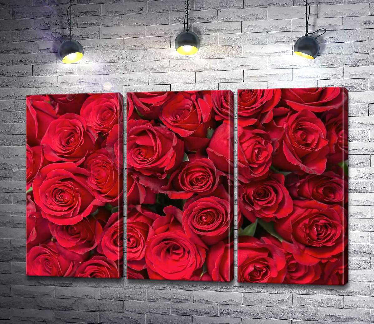 

Модульная картина ArtPoster Розы в багряном ковре 60x40 см Модуль №11
