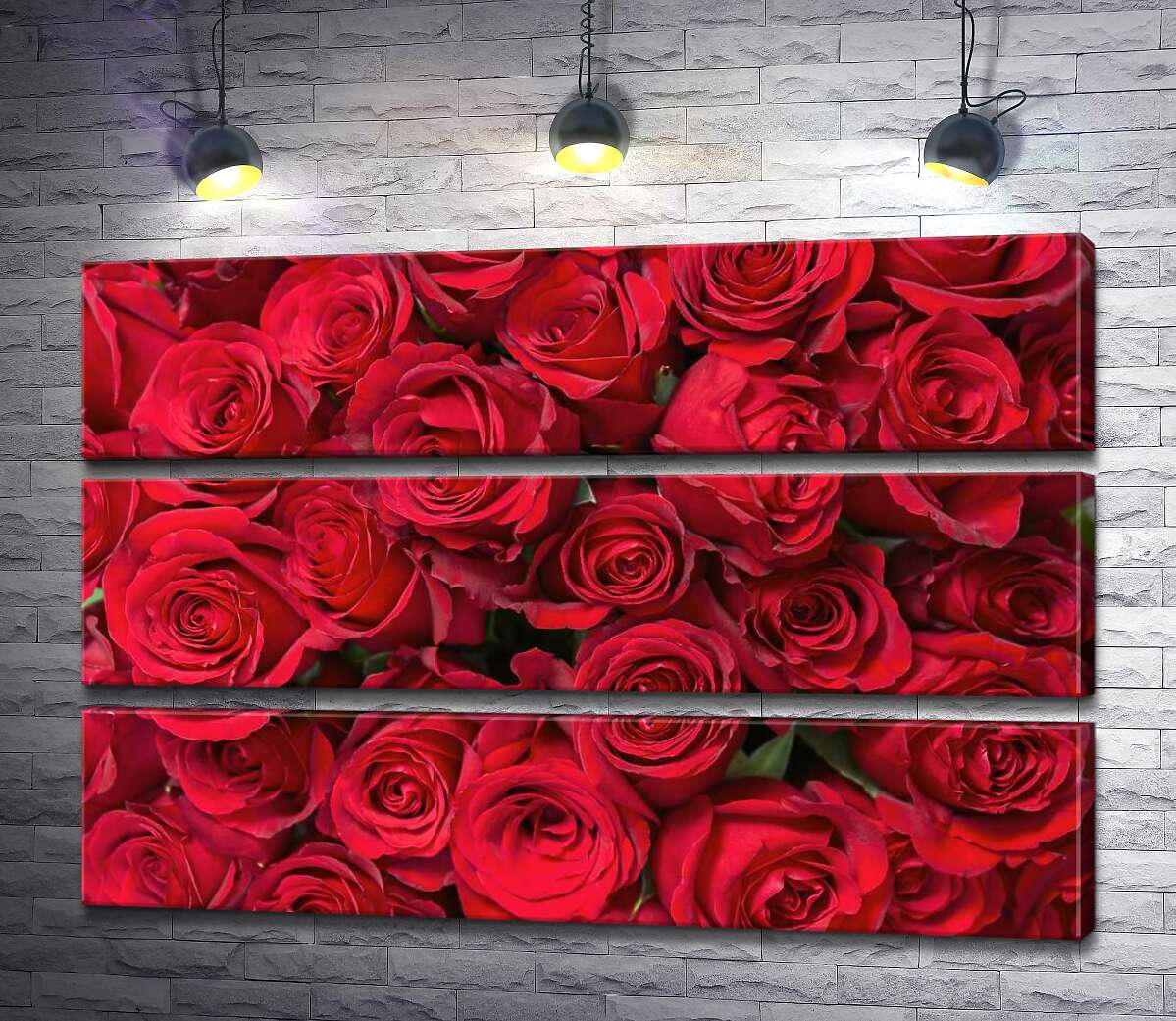 

Модульная картина ArtPoster Розы в багряном ковре 90x60 см Модуль №13